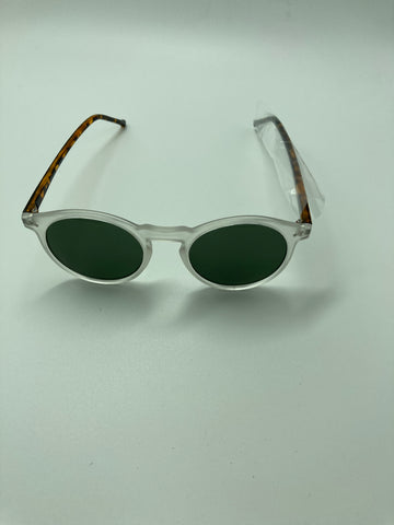 Clear Round Translucent Sunglasses