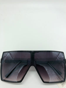 Square Black Oversized Frames