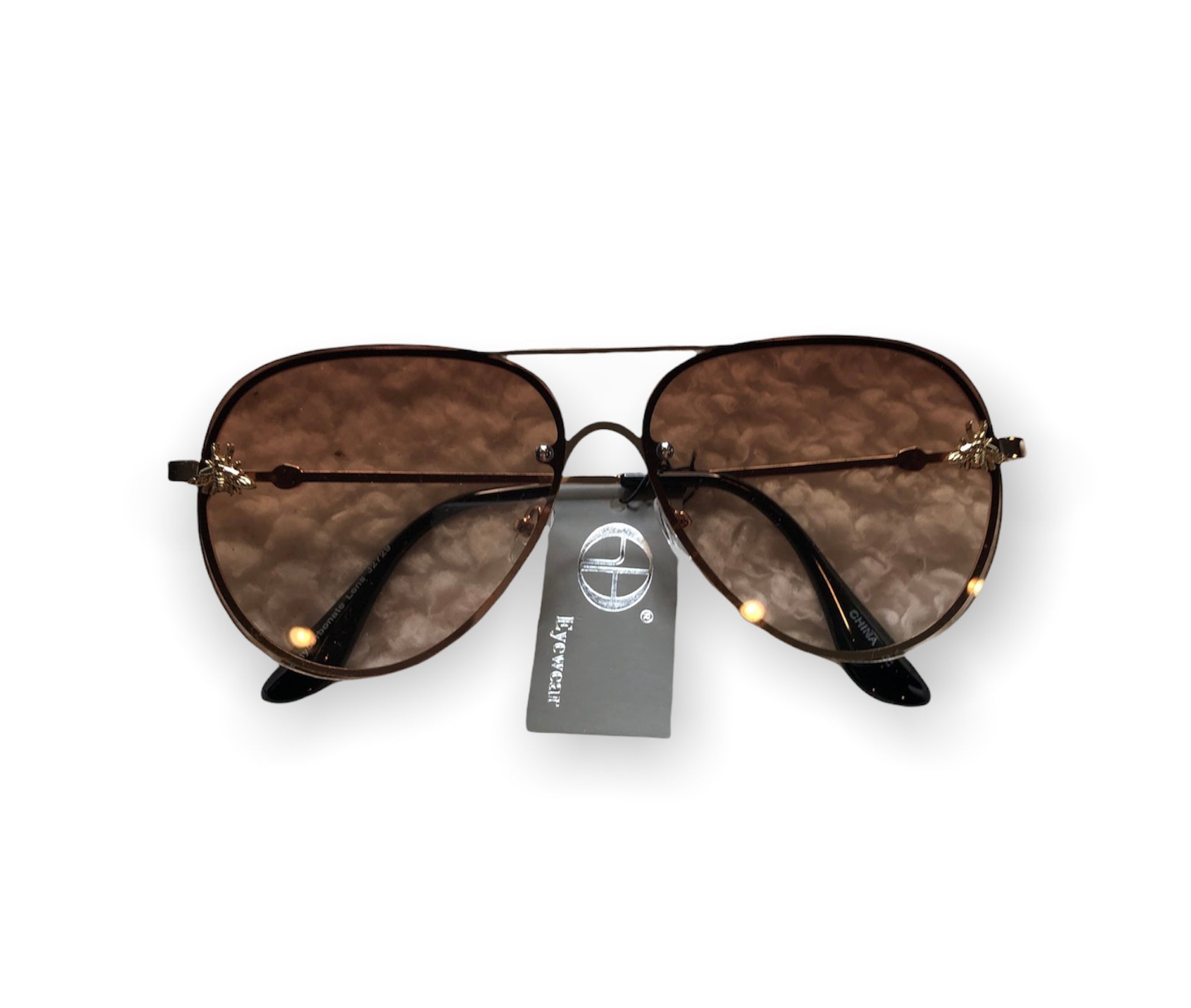 Brown Bee/Aviator Sunglasses