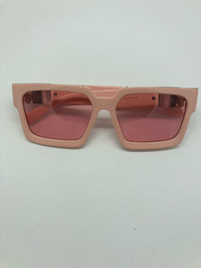 Pink Wide Square Shades